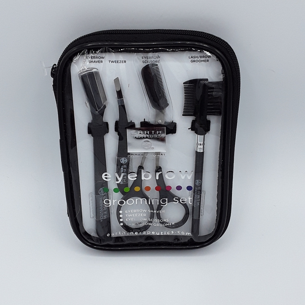 NWT Earth Therapeutics 5 Pc Eyebrow Grooming Set